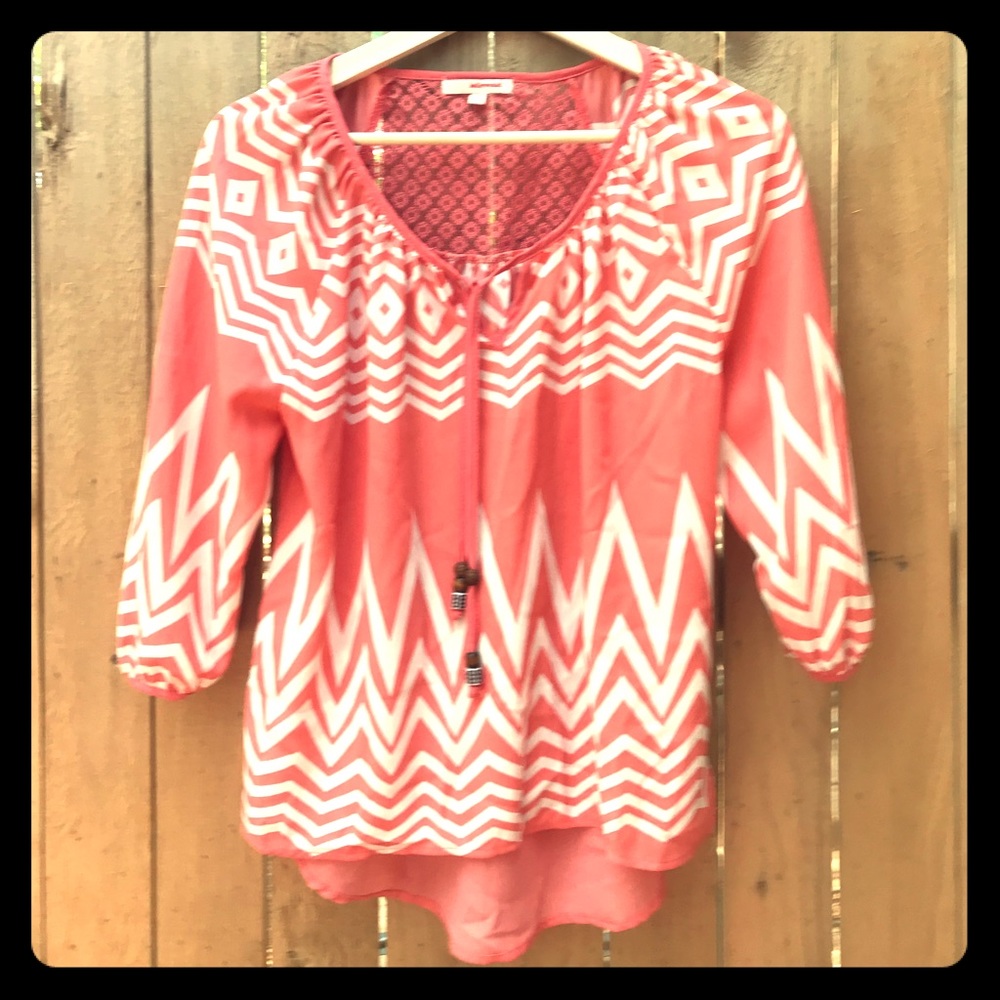 Chevron Stripe Blouse